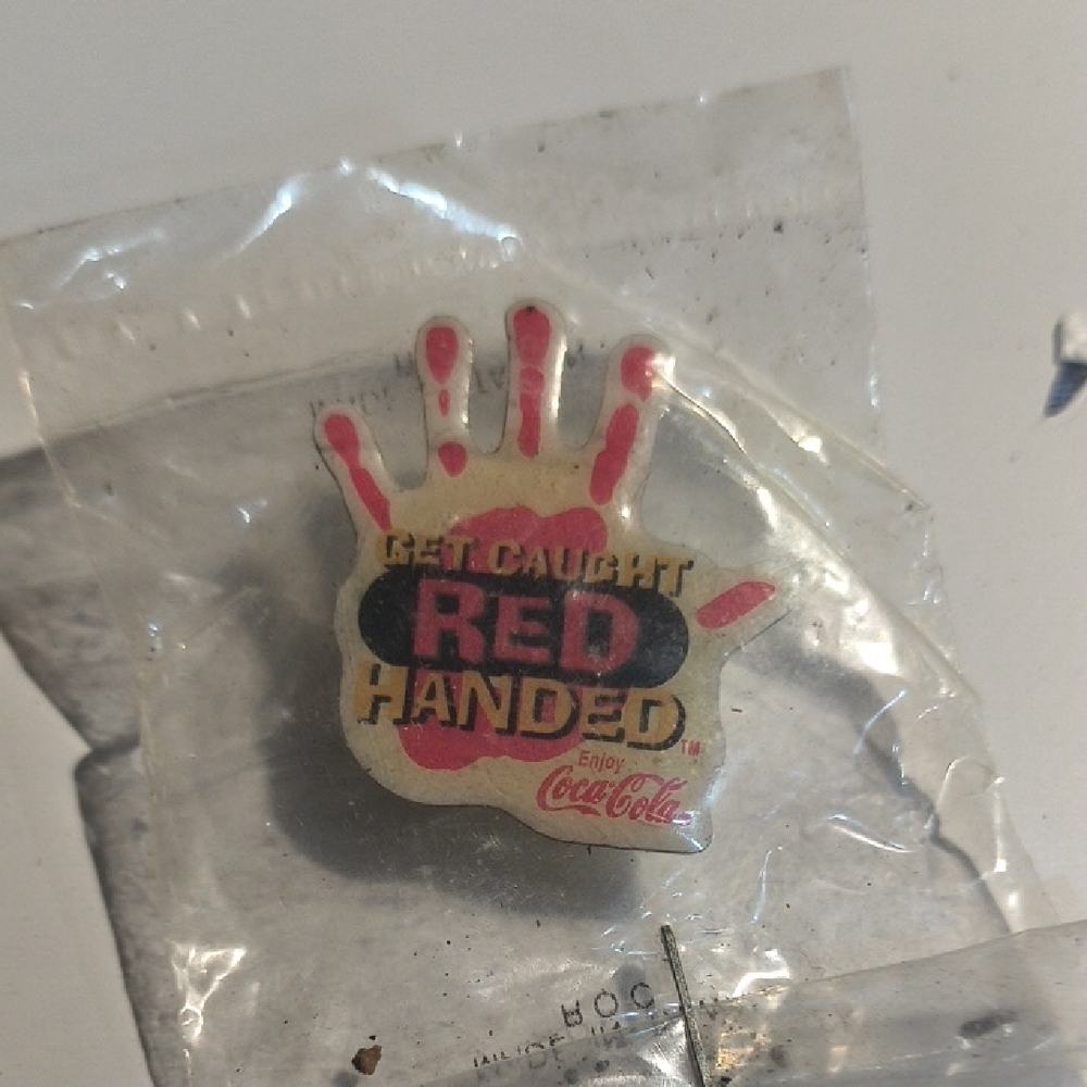 Coca-Cola Red Handed Pin